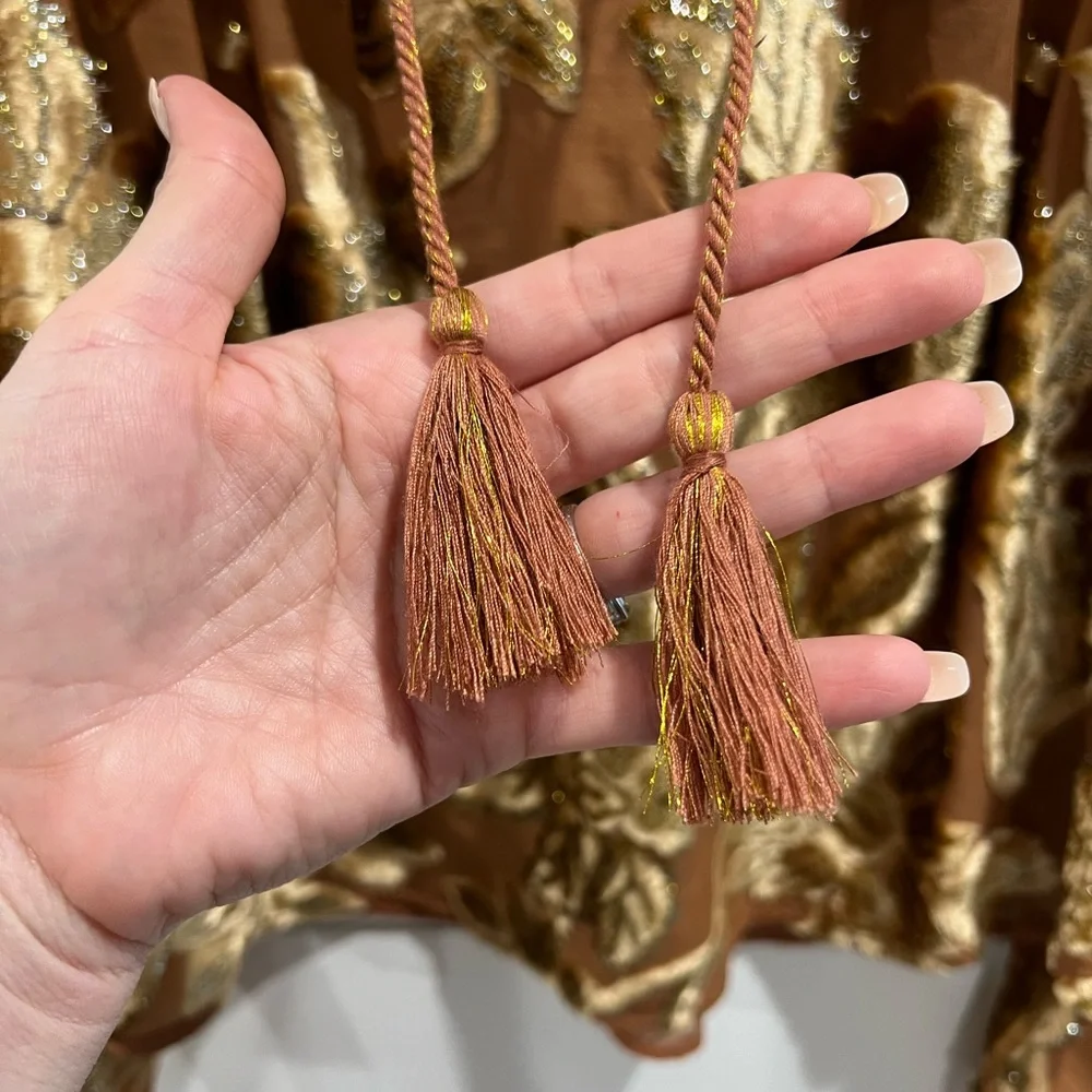 Ulla Johnson rose gold Camilla blouse - Picture 9 of 12